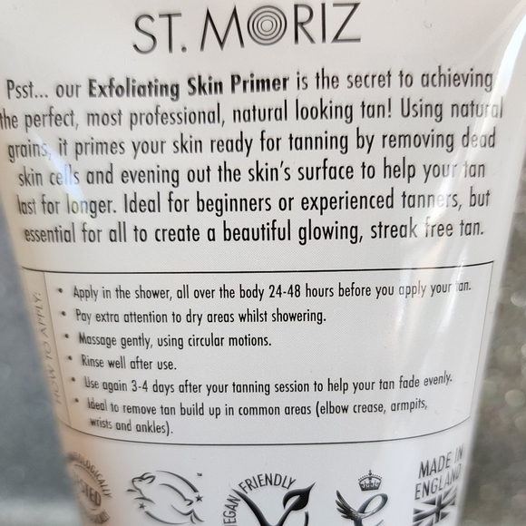 St Moritz exfoliating skin primer and light daily tanning moisturizer set combo - Picture 5 of 6